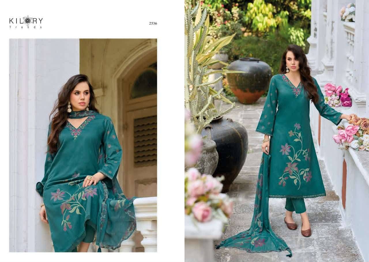 ZARINA By KILORY TRENDS 2531 To 2536 Series Stylish Beautiful Colourful LAWN COTTON Dresses At Wholesale Price